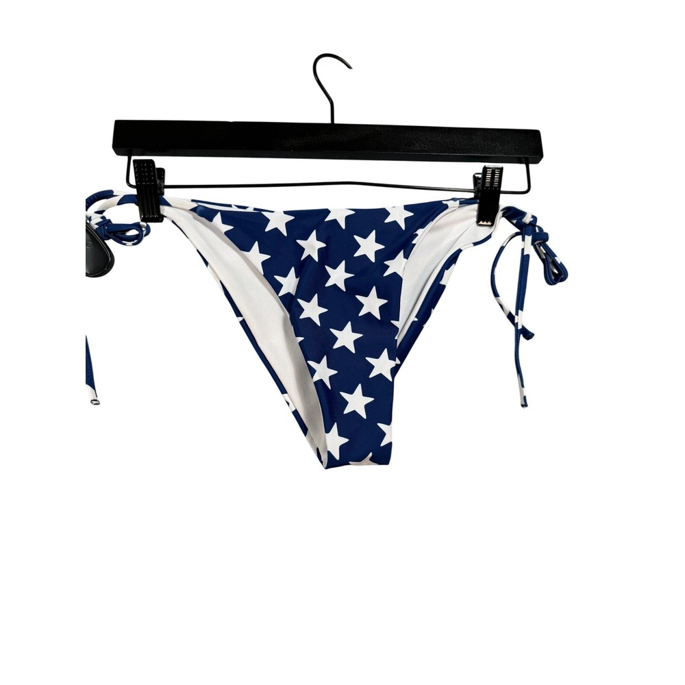 Sunwinga American Flag Bikini Set Small Stars Stripes Tie Side Swimwear 4th New - Picture 7 of 12